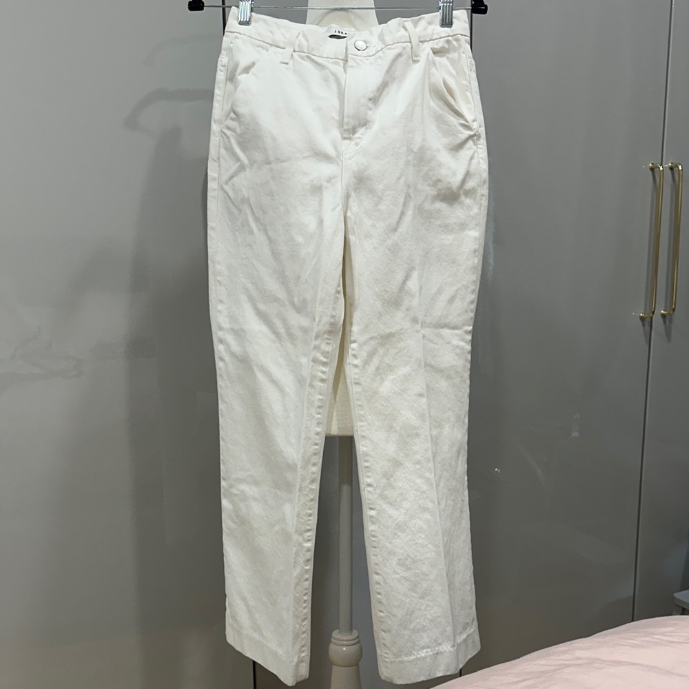 J Brand High rise Wide Leg White Jeans NWOT